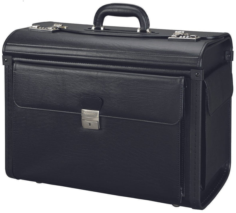 Alassio Pilotenkoffer VICENZA 46,0 x 21,5 x 35,0 cm schwarz