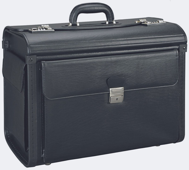 Alassio Pilotenkoffer VICENZA 46,0 x 21,5 x 35,0 cm schwarz