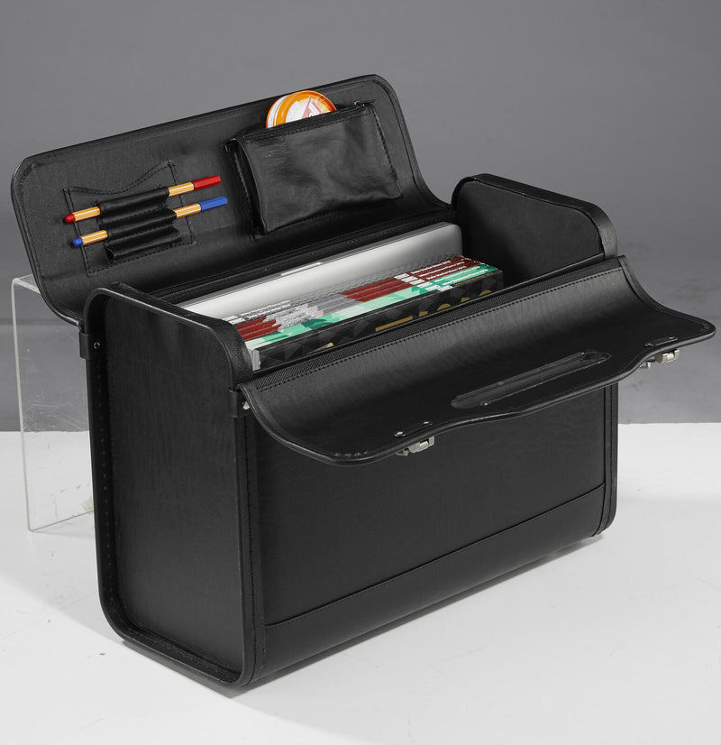 Alassio Pilotenkoffer GENOVA 46,0 x 20,5 x 35,0 cm schwarz
