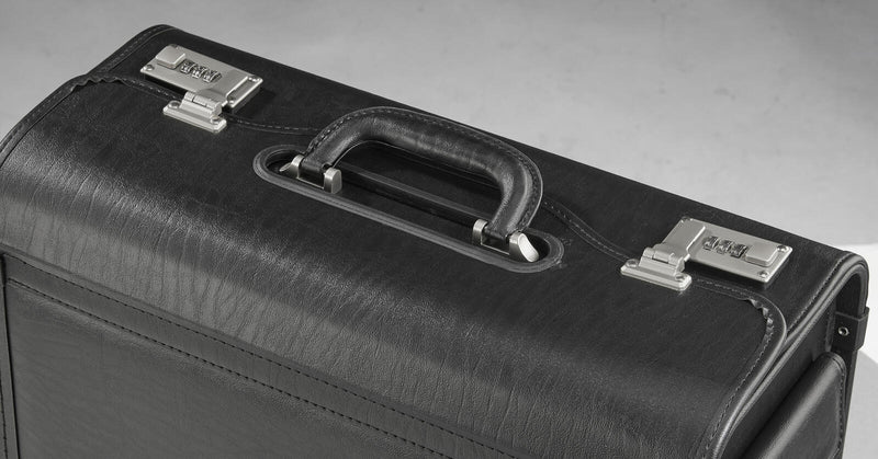 Alassio Pilotenkoffer GENOVA 46,0 x 20,5 x 35,0 cm schwarz