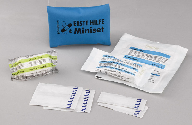 Söhngen Erste-Hilfe-Tasche Miniset blau ohne DIN