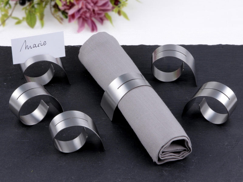 chg Serviettenringe Serviettenringe silber