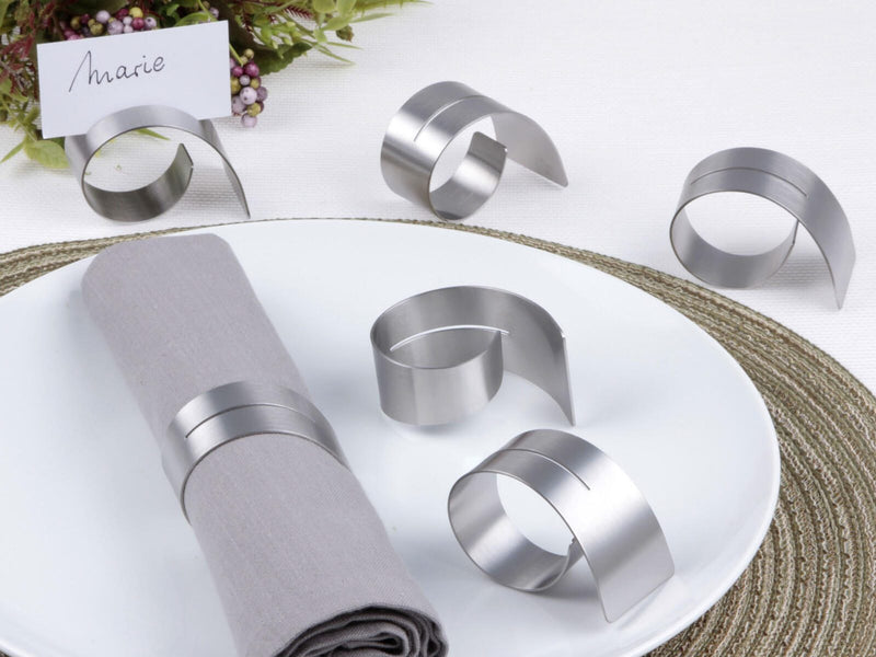 chg Serviettenringe Serviettenringe silber