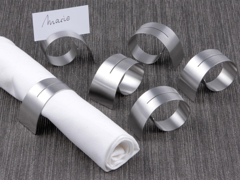 chg Serviettenringe Serviettenringe silber