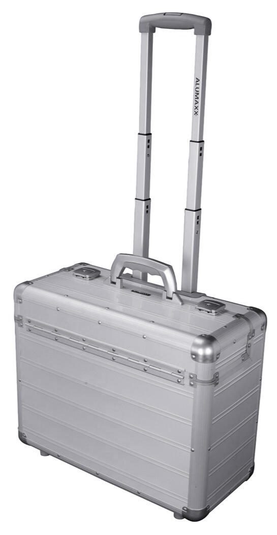 ALUMAXX Pilotenkoffer DISCOVERY silber matt bis 39,6 cm (15,6 Zoll)