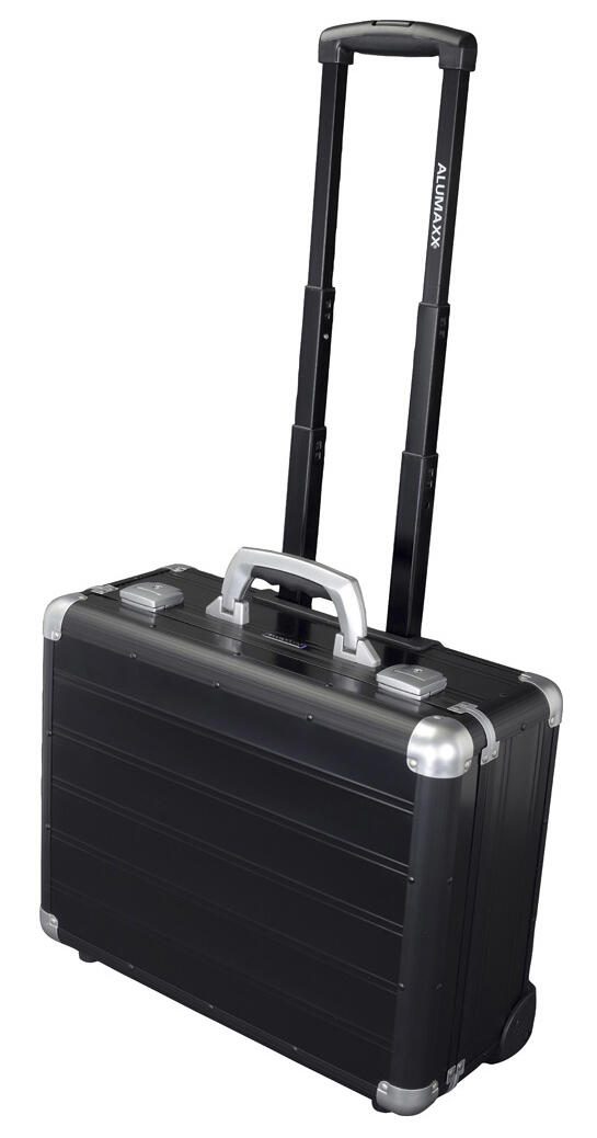 ALUMAXX Pilotenkoffer GALAXY schwarz matt bis 39,6 cm (15,6 Zoll)