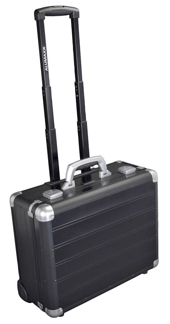 ALUMAXX Pilotenkoffer GALAXY schwarz matt bis 39,6 cm (15,6 Zoll)
