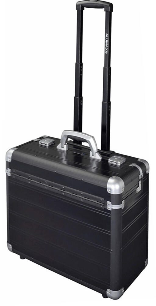 ALUMAXX Pilotenkoffer DISCOVERY schwarz matt bis 39,6 cm (15,6 Zoll)