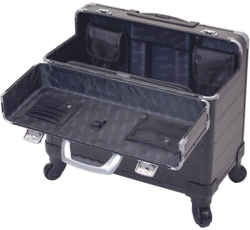 ALUMAXX Pilotenkoffer PANDORA schwarz matt bis 35,6 cm (14 Zoll)