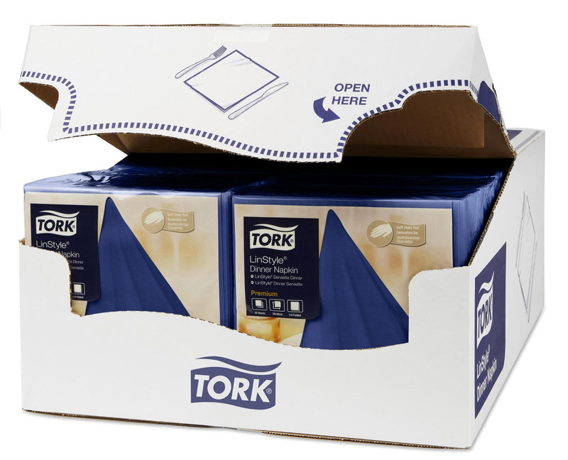TORK Servietten 39,0 x 39,0 cm 1-lagig mitternachtsblau