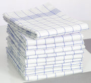 Dyckhoff Karo Geschirrtücher 50 cm x 70 cm blau