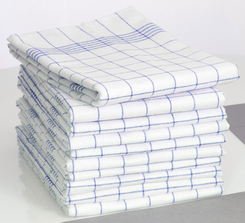 Dyckhoff Karo Geschirrtücher 50 cm x 70 cm blau
