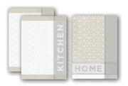 Dyckhoff Home & Kitchen Geschirrtücher 50 cm x 70 cm taupe