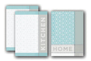 Dyckhoff Home & Kitchen Geschirrtücher 50 cm x 70 cm türkis