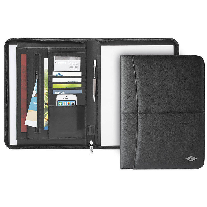 WEDO Konferenzmappe Accento für DIN A4 schwarz