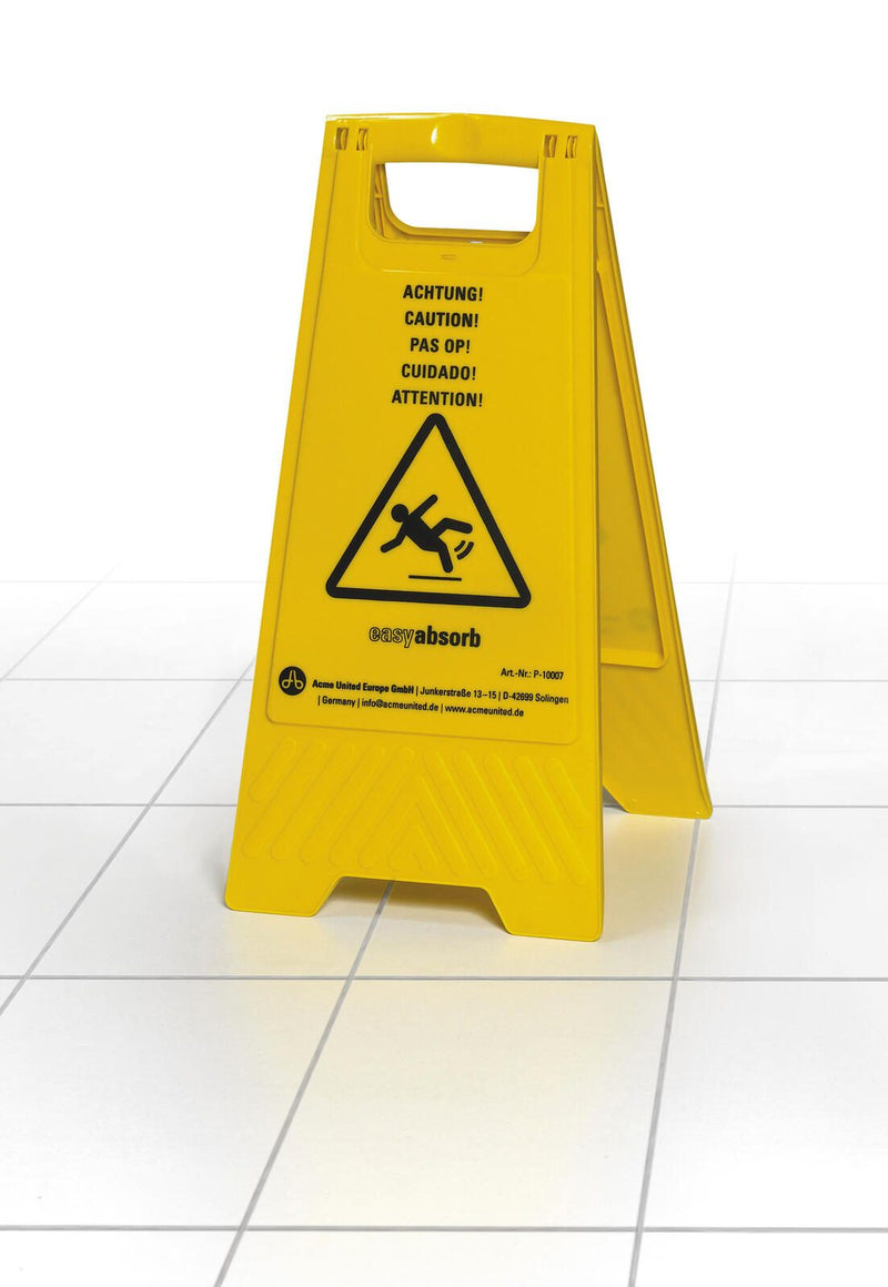 easy absorb Warnaufsteller Achtung! 24 cm x 61 cm