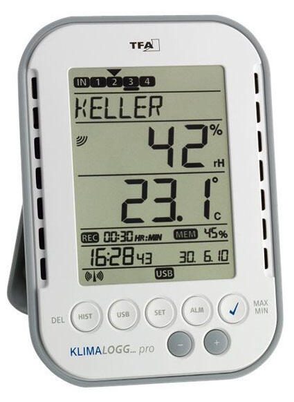 TFA® 30.3039 Hygrometer weiß, grau