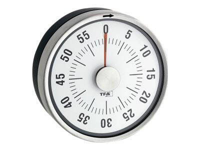 TFA® Puck Küchentimer silber