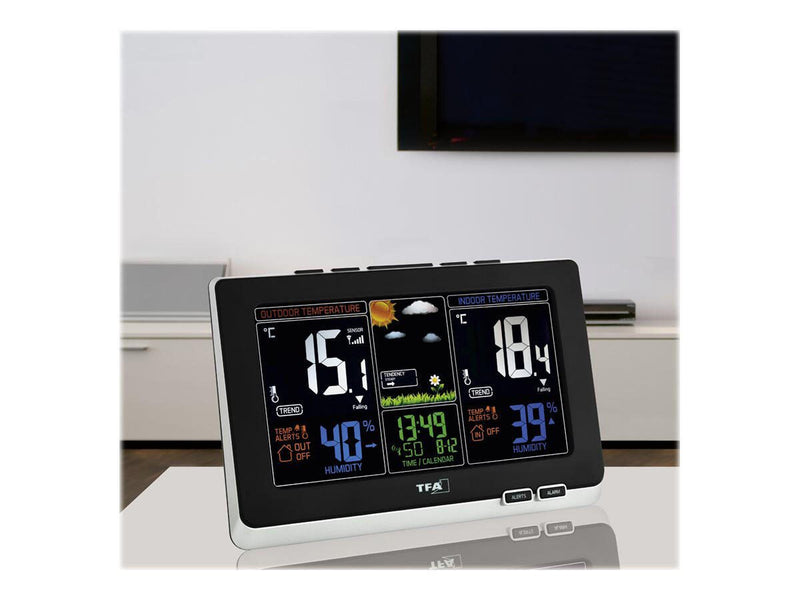 TFA® SPRING 35.1129.01 Wetterstation schwarz