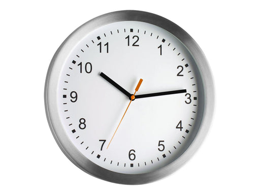 TFA® Wanduhr 98.1045 Ø 29.5 cm silber
