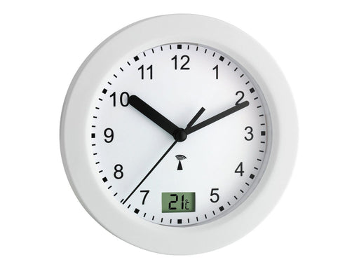 TFA® Funkwanduhr 60.3501 Ø 17 cm silber
