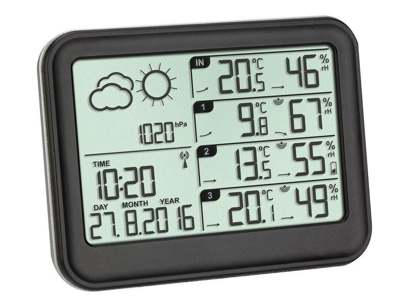 TFA® VIEW 35.1142.01 Wetterstation schwarz