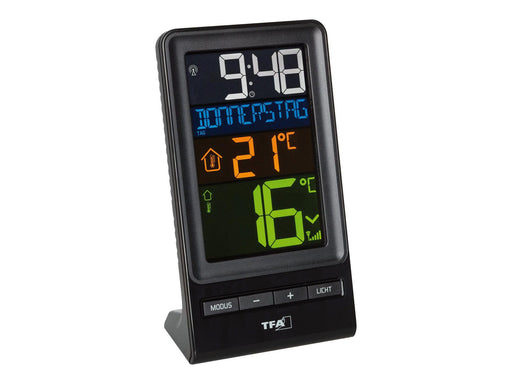 TFA® SPIRA 30.3064.01 Thermometer schwarz