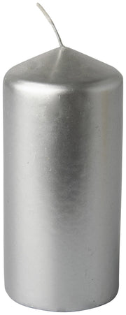 PAPSTAR Kerze 13 cm silber