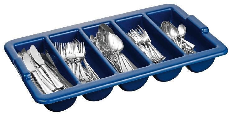 Esmeyer Besteckkasten Kunststoff blau