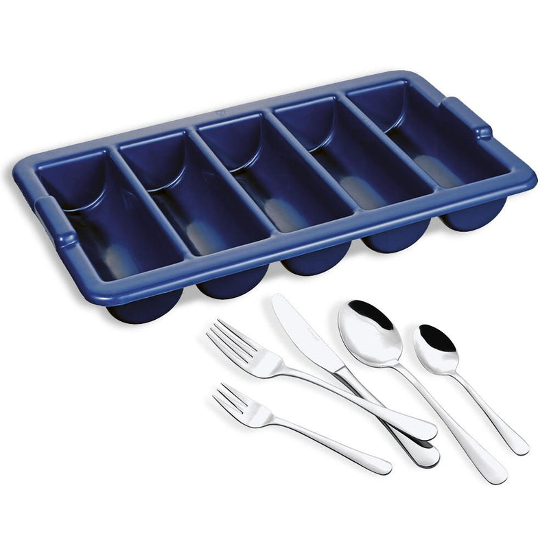 Esmeyer Besteckkasten Kunststoff blau