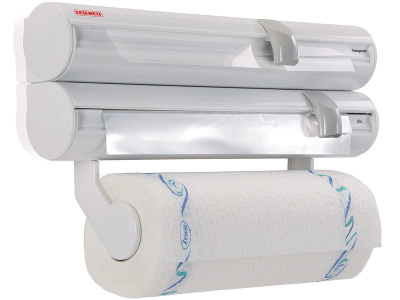 LEIFHEIT Küchenrollenhalter Rolly Mobil ComfortLine 3 Rollen weiß