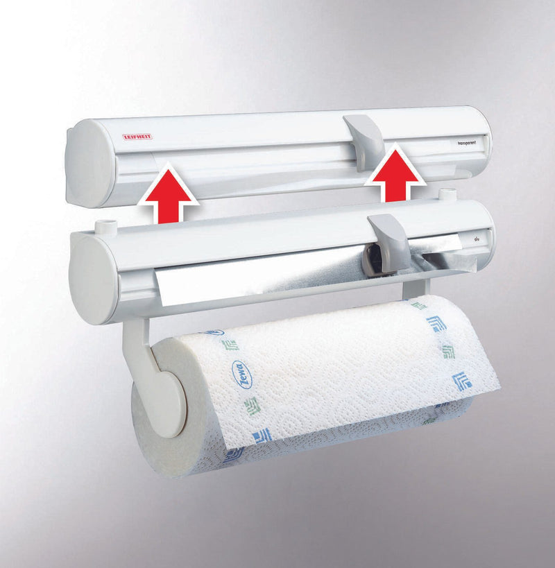 LEIFHEIT Küchenrollenhalter Rolly Mobil ComfortLine 3 Rollen weiß