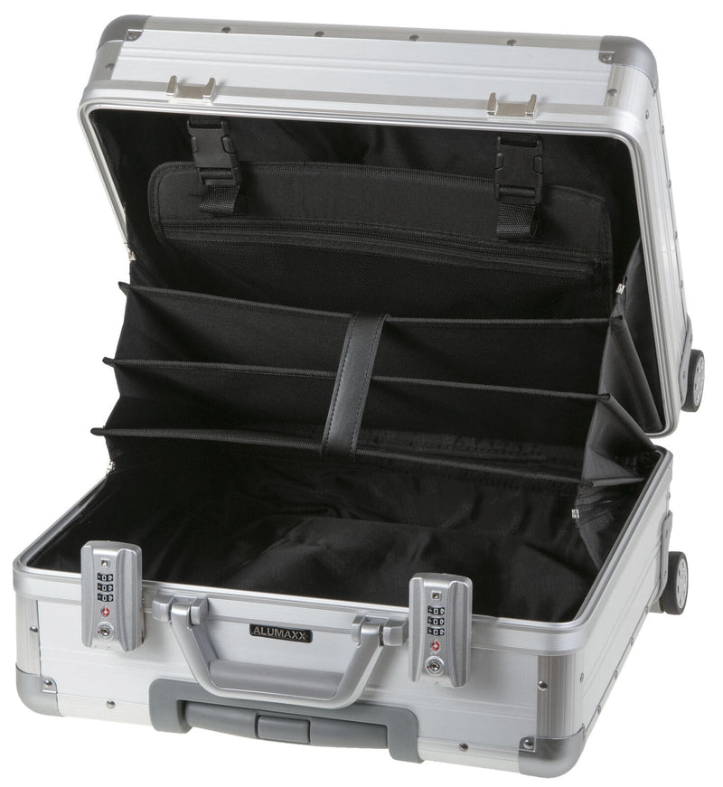 ALUMAXX Pilotenkoffer GEMINI 42,5 x 21,0 x 40,0 cm silber matt
