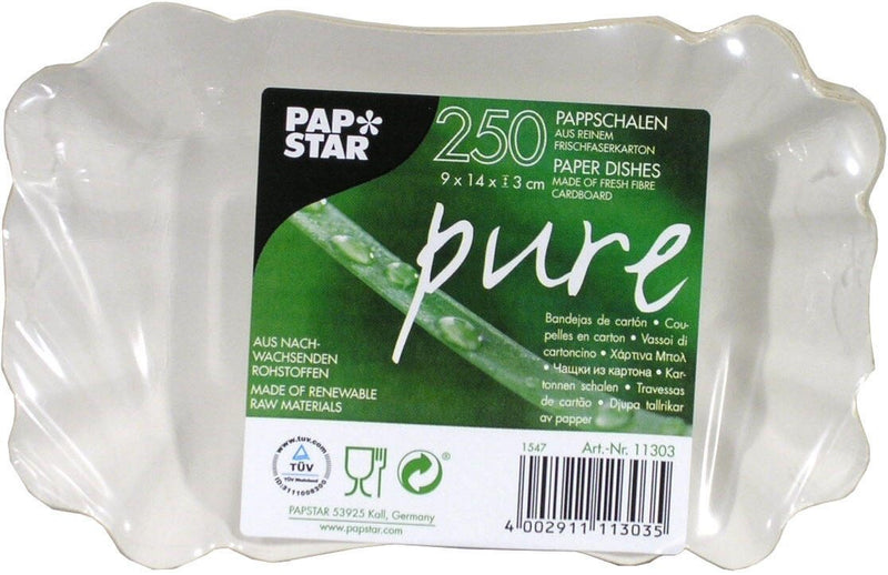 PAPSTAR pure Pappschalen weiß