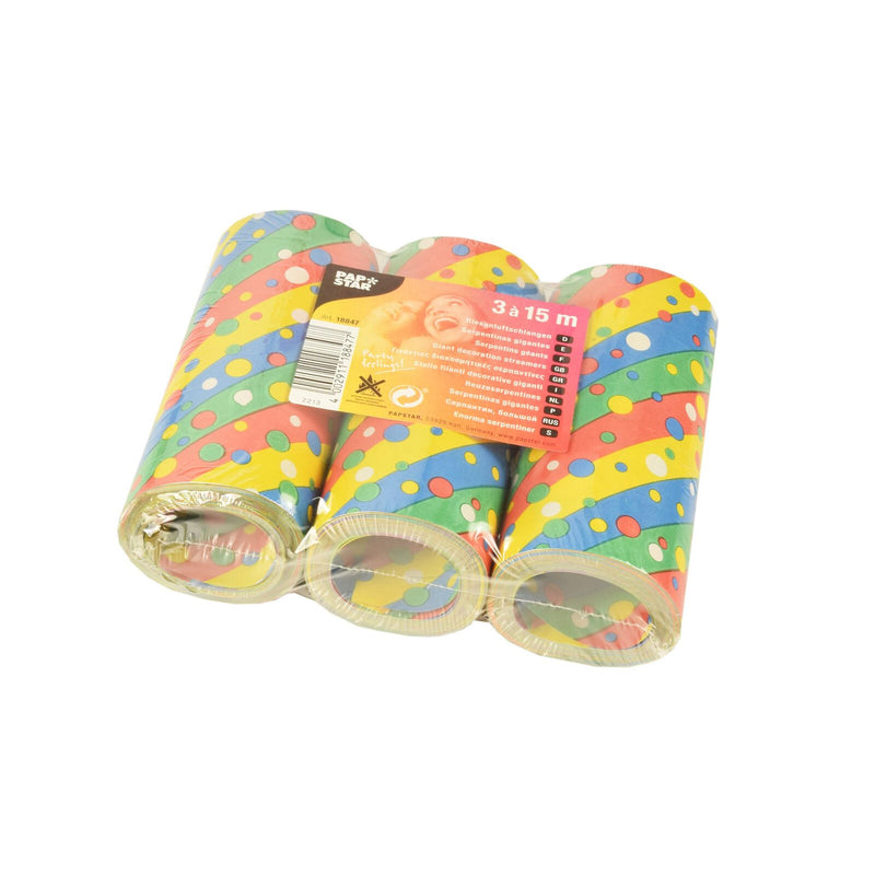 PAPSTAR Luftschlangen Confetti bunt