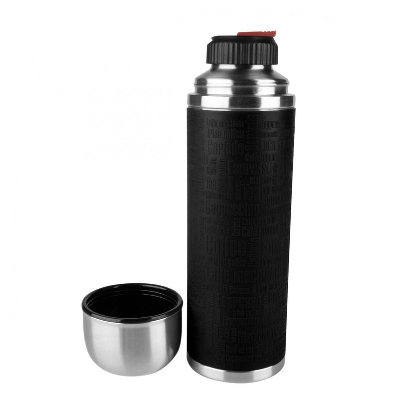 emsa Isolierflasche Senator Sleeve 1,0 l schwarz