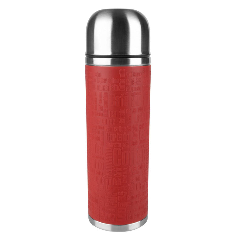 emsa Isolierflasche Senator Sleeve 1,0 l rot