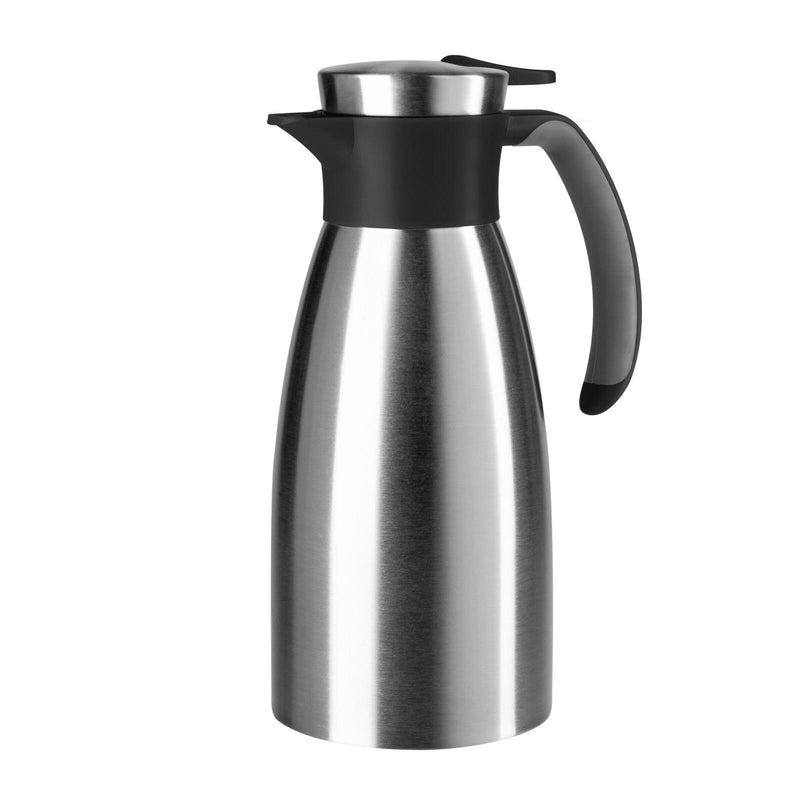emsa Isolierkanne Soft Grip 1,0 l silber, schwarz