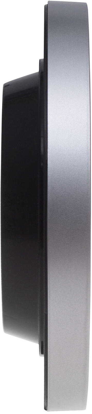 MAUL Funkwanduhr MAULrun Ø 25.2 cm silber