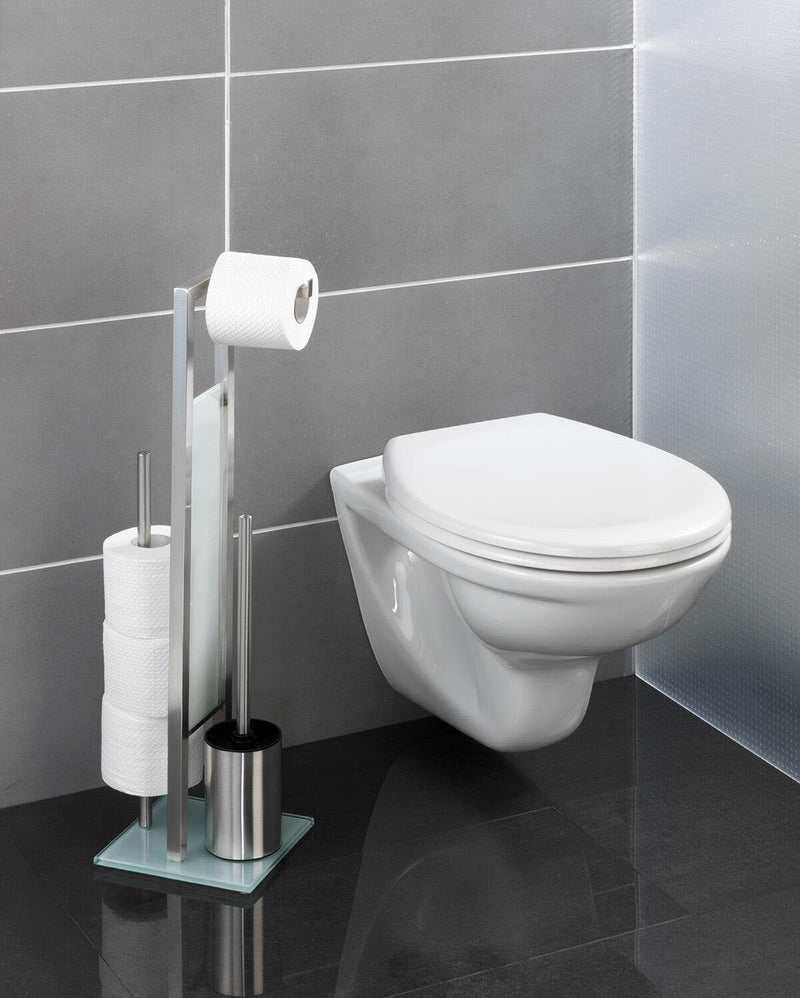 WENKO WC-Garnitur Rivalta silber