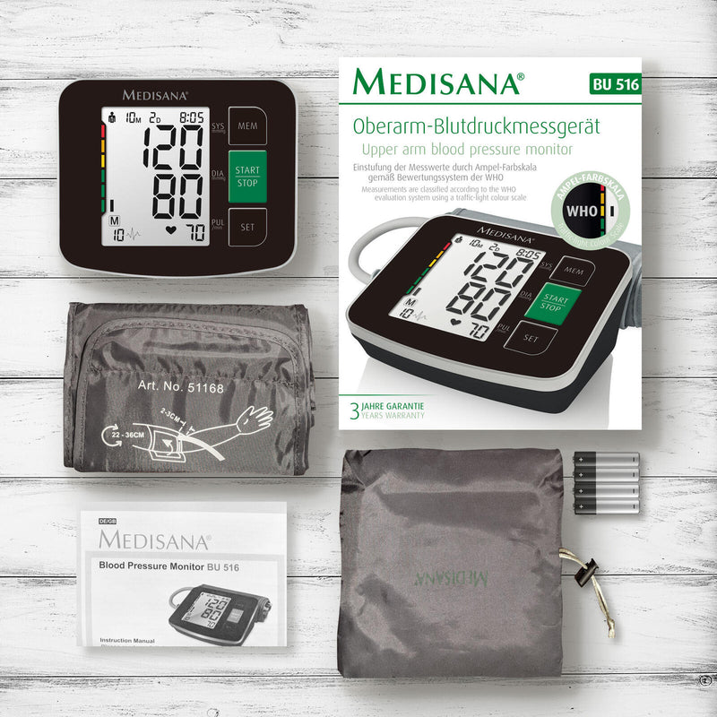 medisana Oberarm-Blutdruckmessgerät BU 516