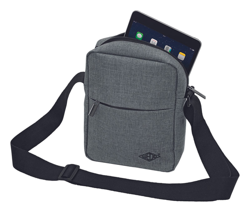 WEDO Umhängetasche Little Messenger Bag COLLEGE 20,5 x 6,0 x 22,5 cm grau
