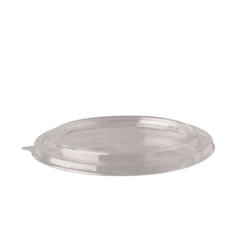 PAPSTAR pure Deckel für Einweg-Salatschalen 15 cm transparent