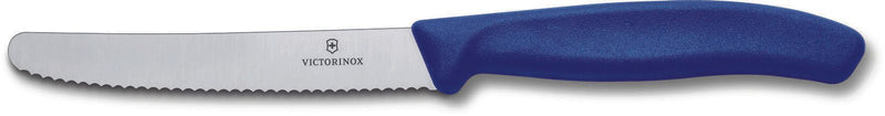 VICTORINOX Gemüsemesser Swiss Classic silber, blau
