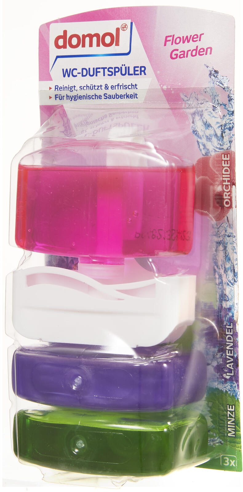 domol WC-Duftspüler Flower Garden 3x 55,0 ml