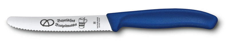 VICTORINOX Messer Swiss Classic Bayerische Brotzeit silber, blau
