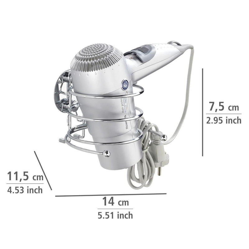 WENKO Haartrocknerhalter silber