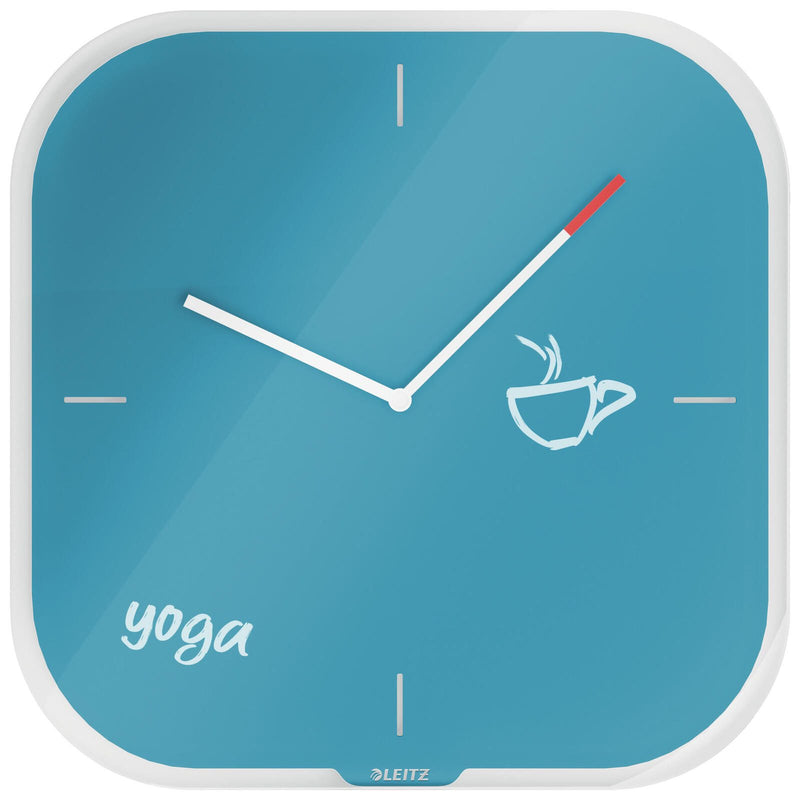 LEITZ Wanduhr Cosy blau