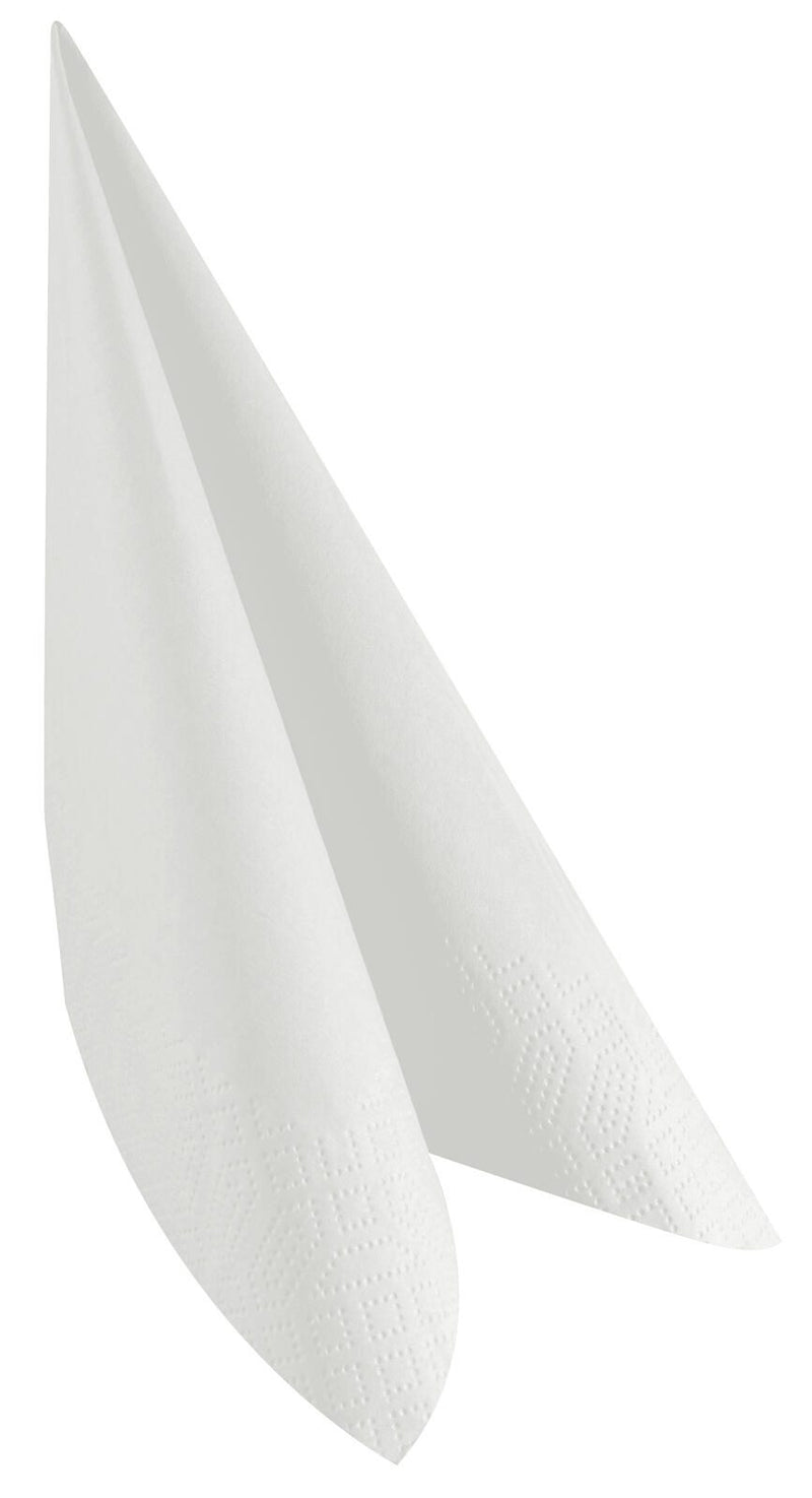 alouette Servietten 25,0 x 25,0 cm 3-lagig weiß