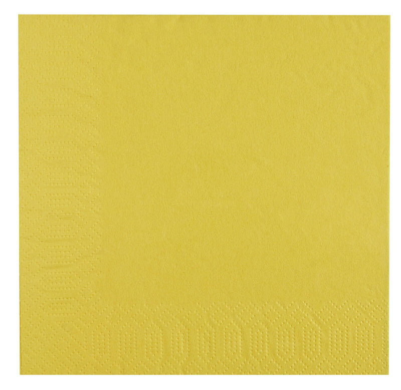 alouette Servietten 33,0 x 33,0 cm 3-lagig gelb